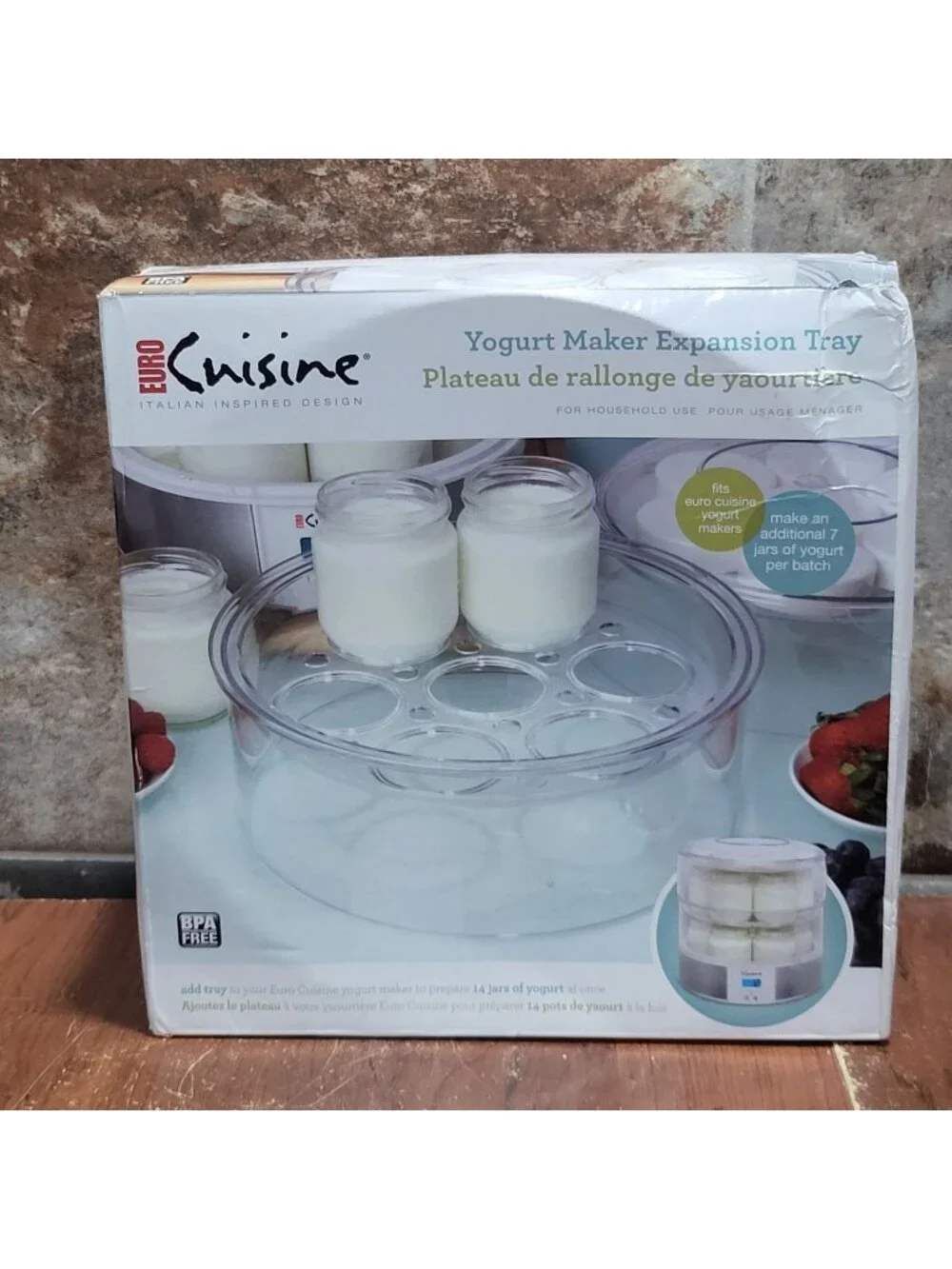 Euro Cuisine Yogurt Maker Expansion Tray Model GY4